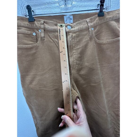 NWT J Crew Golden Brandy Vintage Slim Straight Corduroy Pants 32 / 12 - Picture 15 of 16